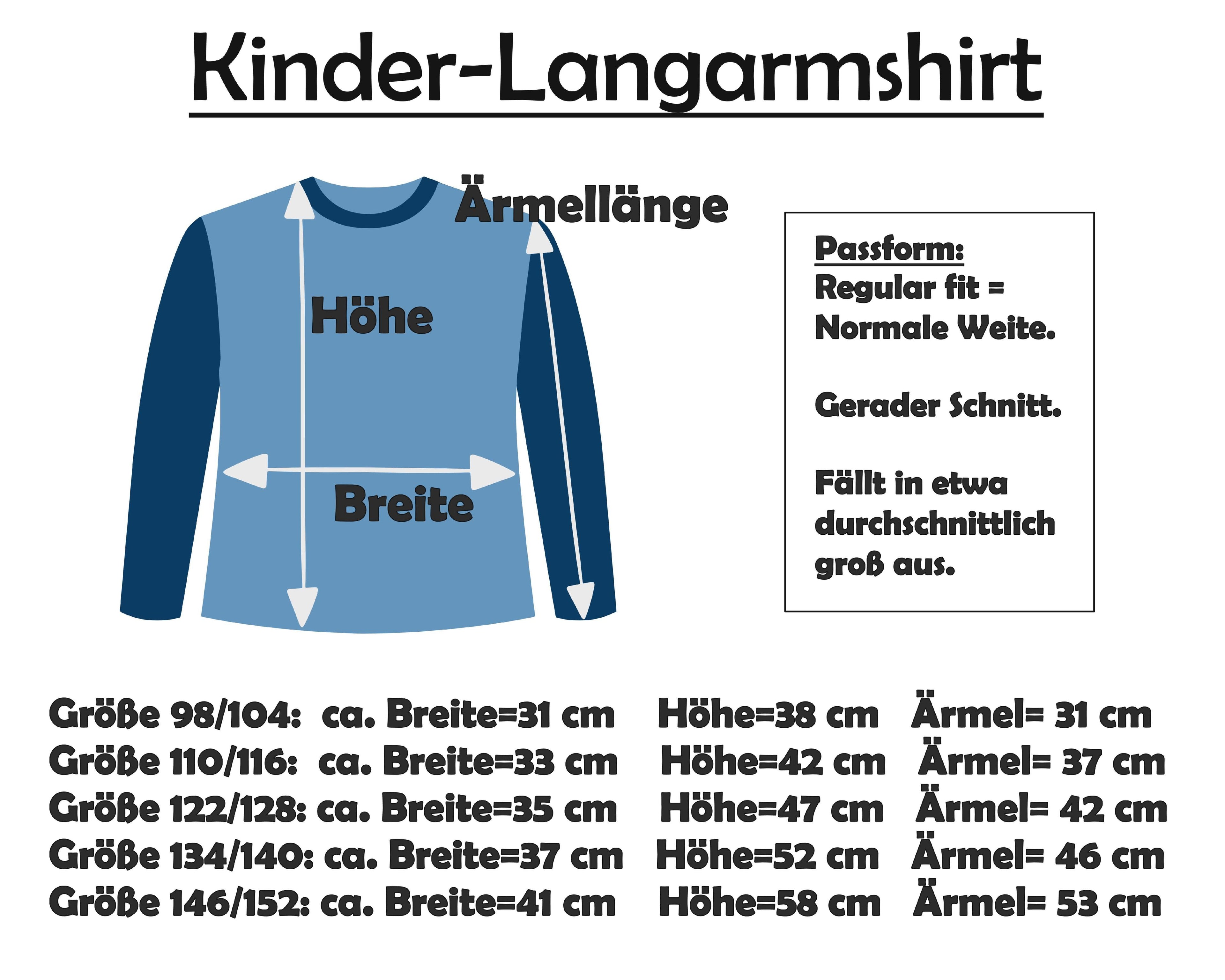 Geburtstagsshirt Turnerin Langarm, navi