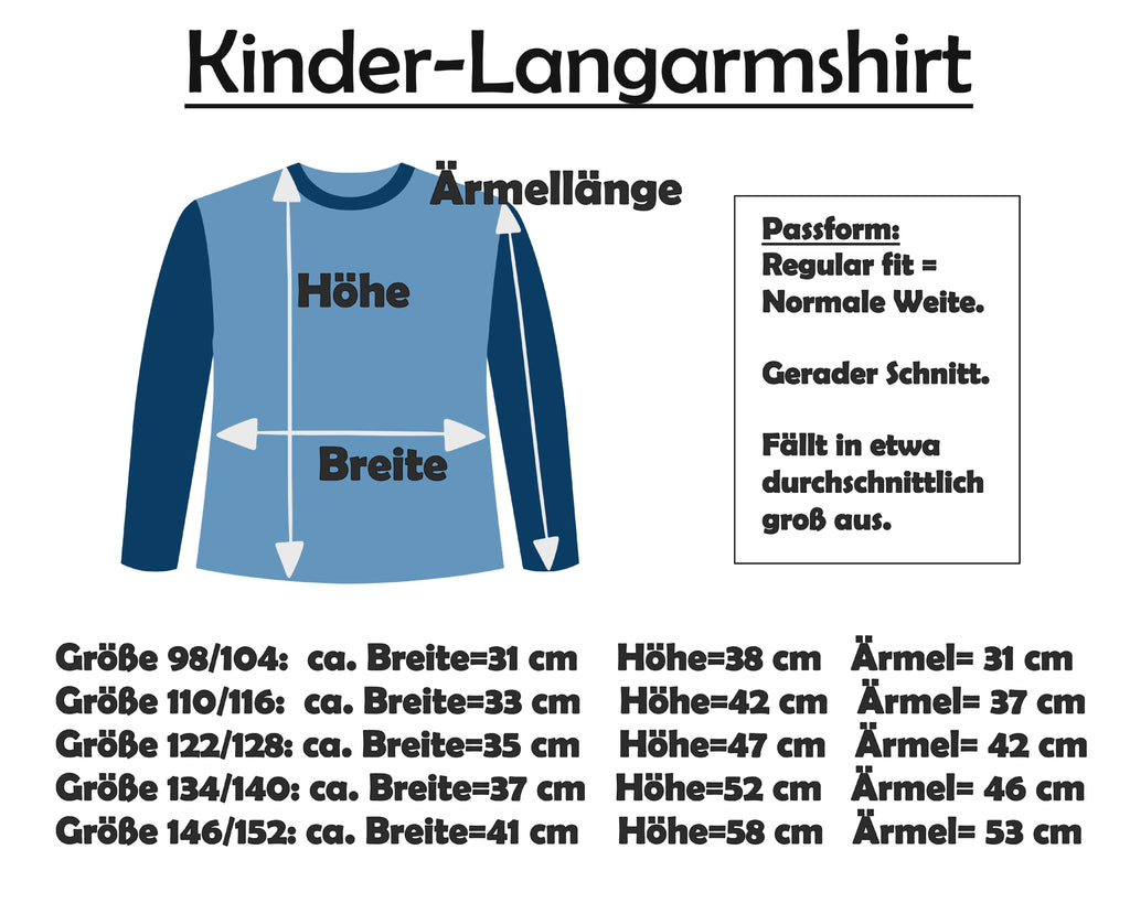 Baby-Geburtstagsshirt Regenbogen Langarm, navy