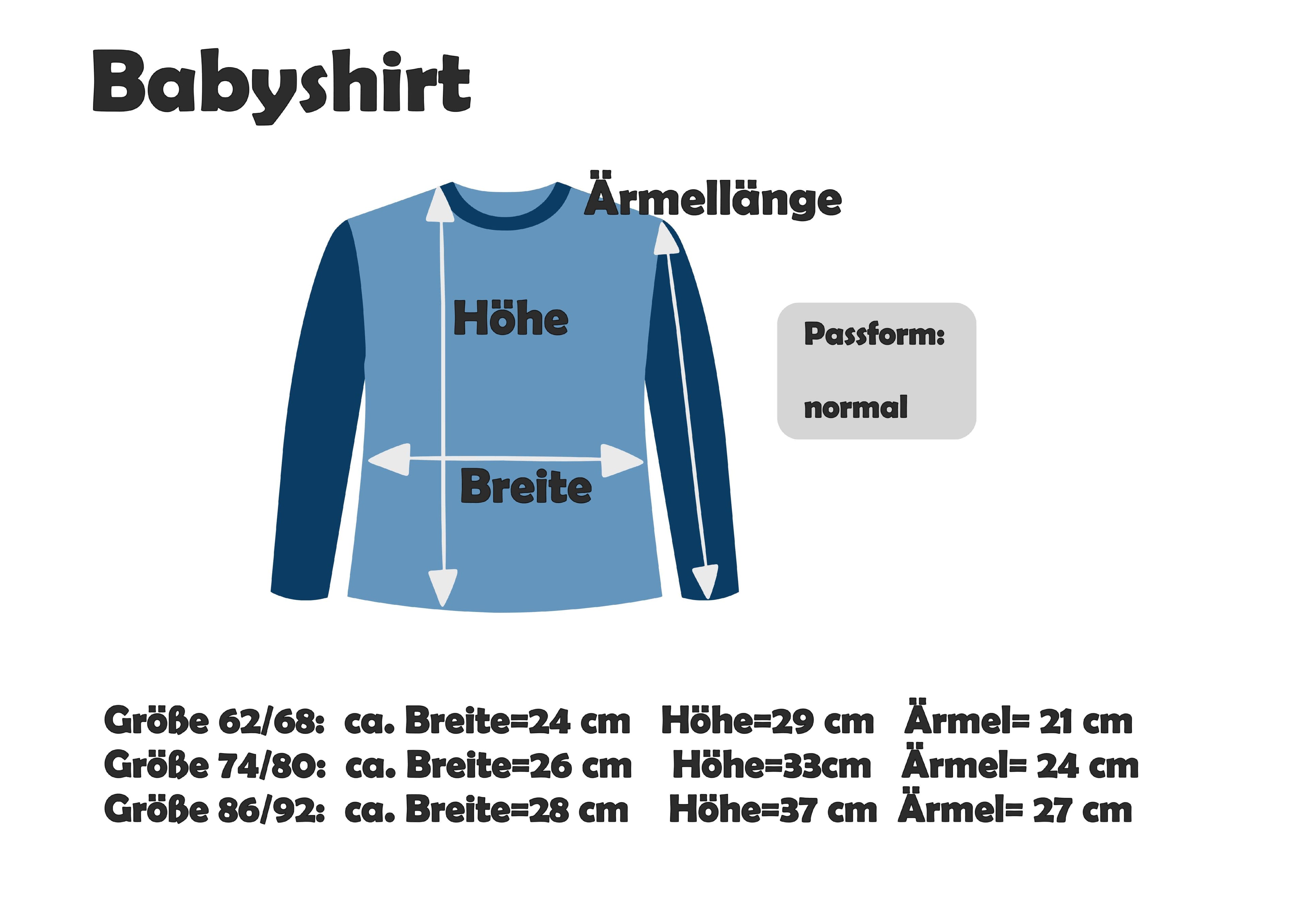Babyshirt Früchtchen Langarm, navi