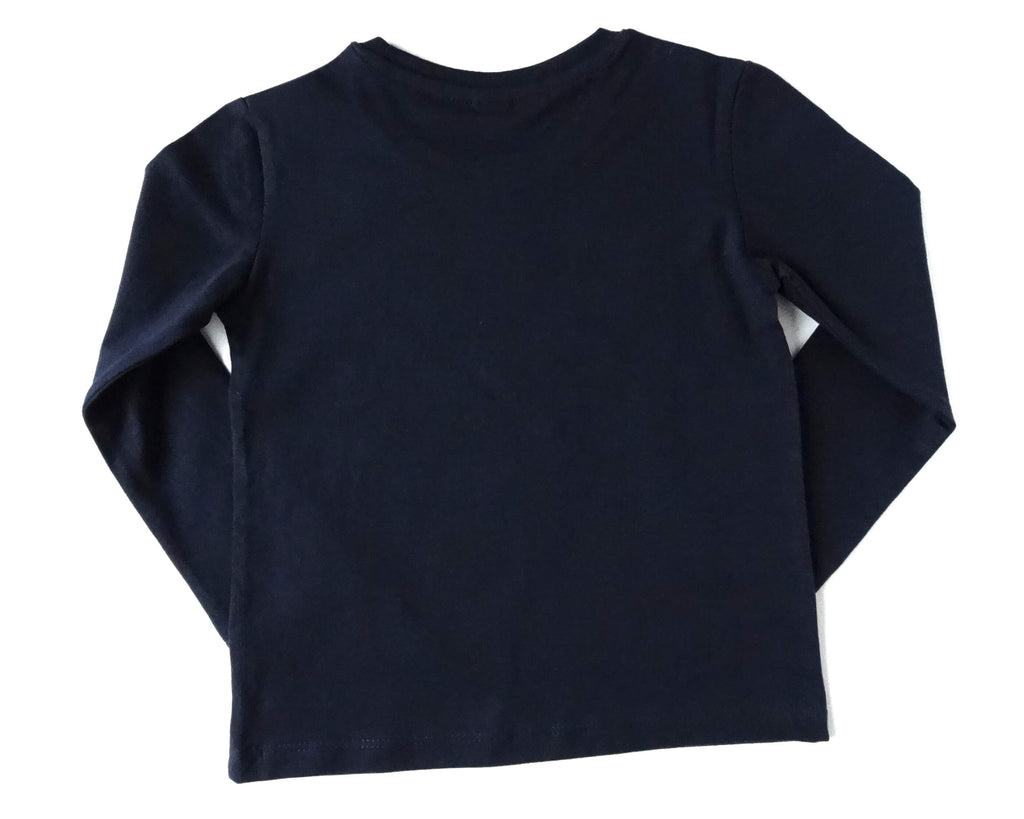 Einschulungsshirt brandneues Schulkind Langarm navi