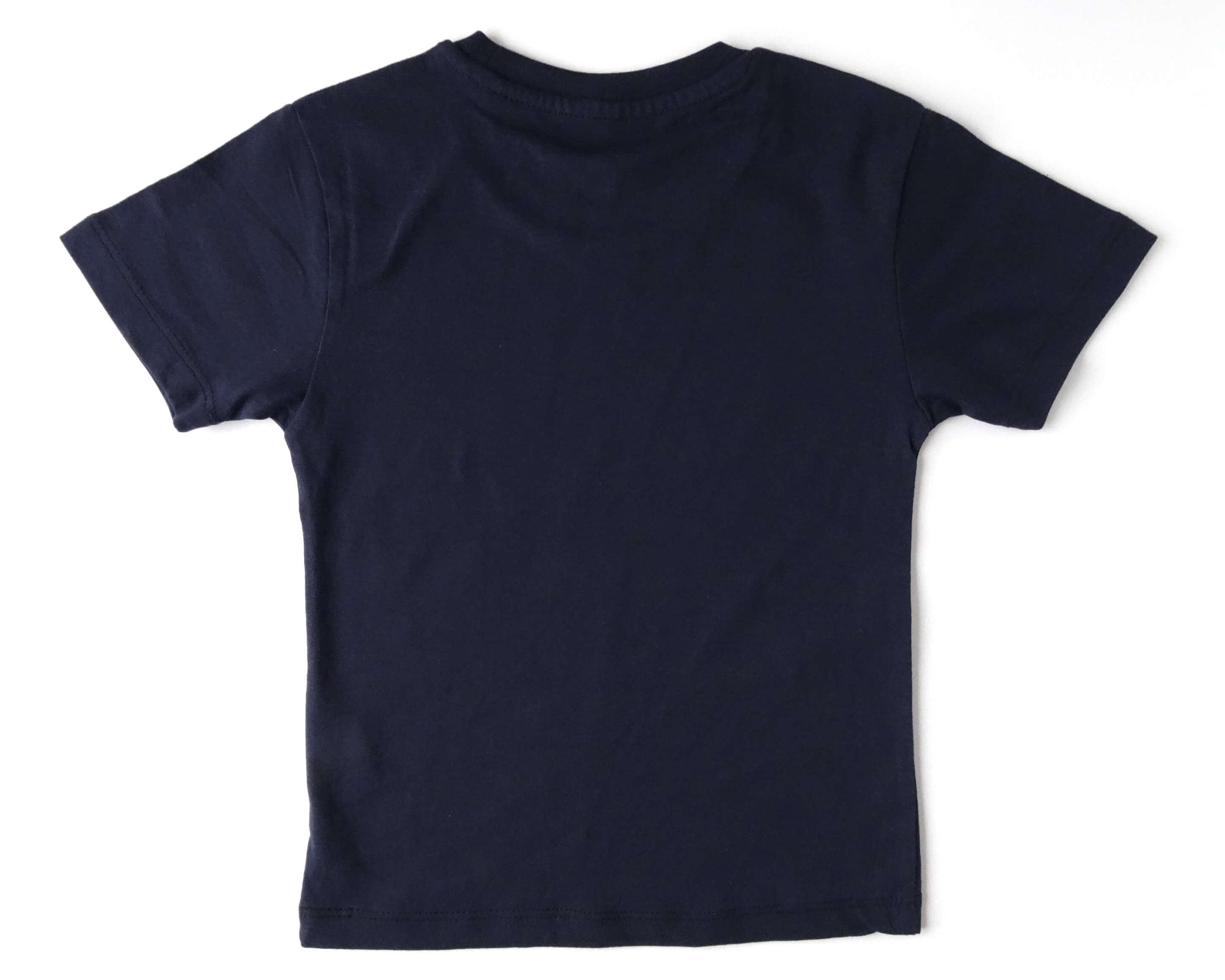 Rückseite Kinder T Shirt in navi von Smartbabies