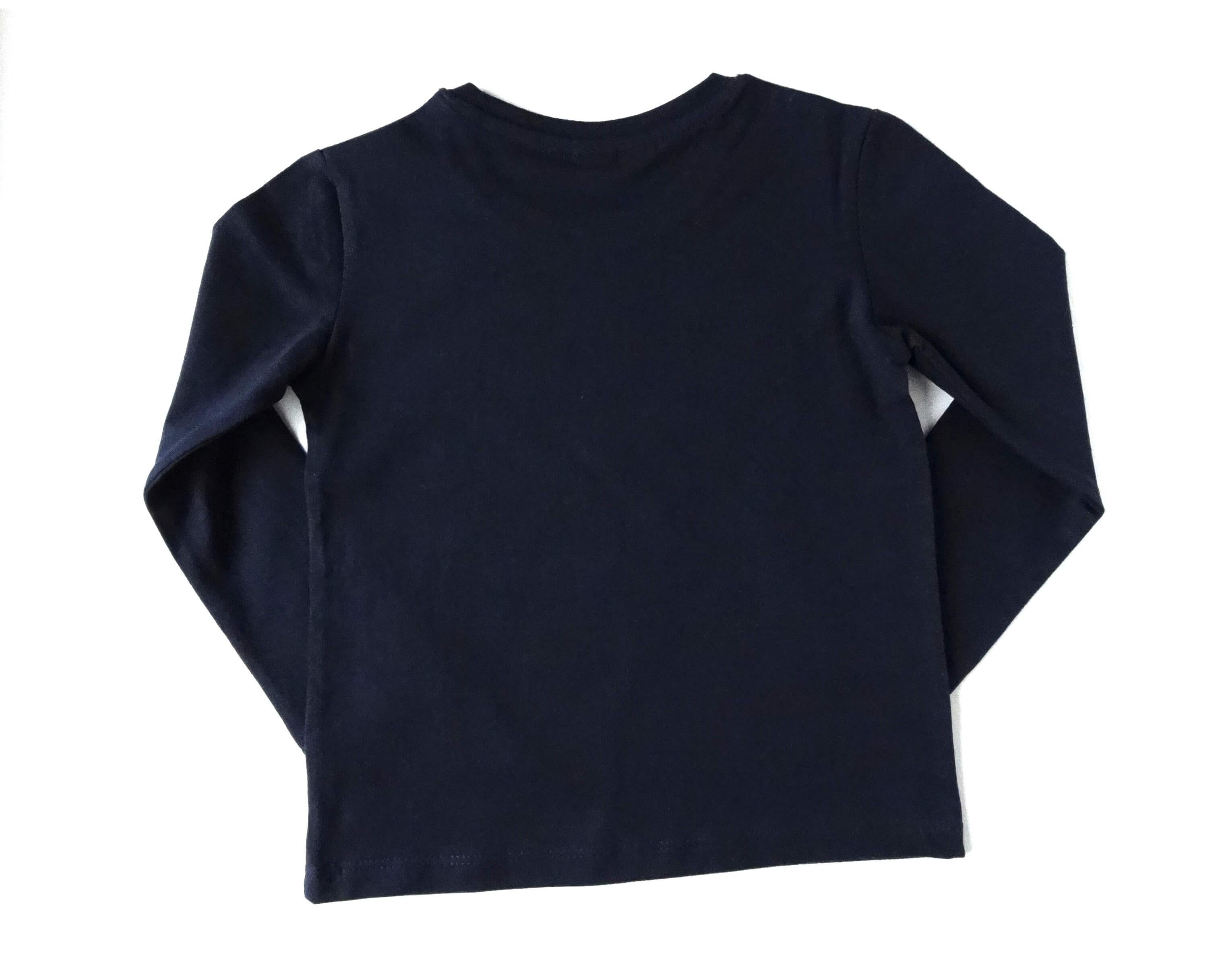Rückseite navi Langarmshirt von Smartbabies