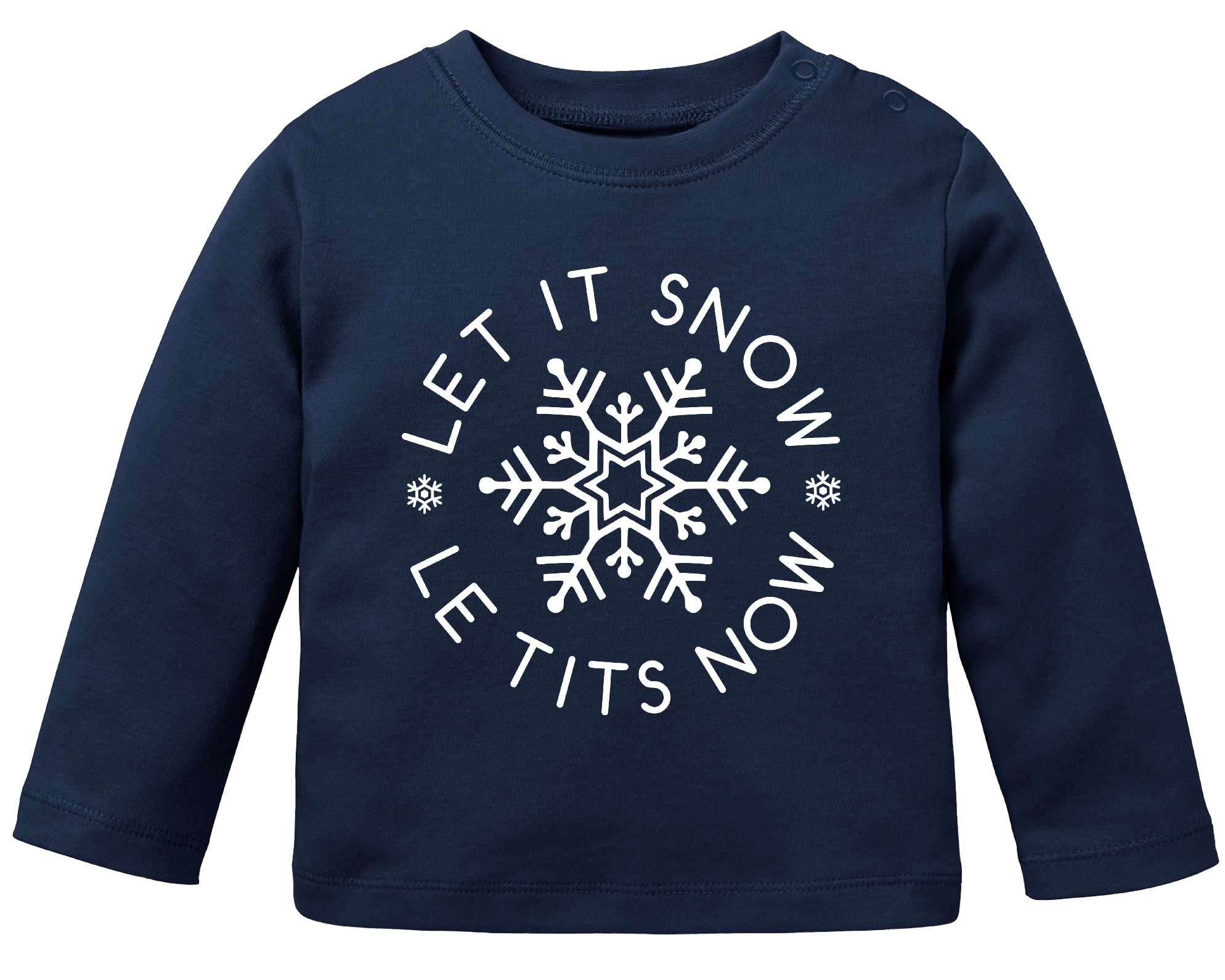 Baby-Shirt LETITSNOW