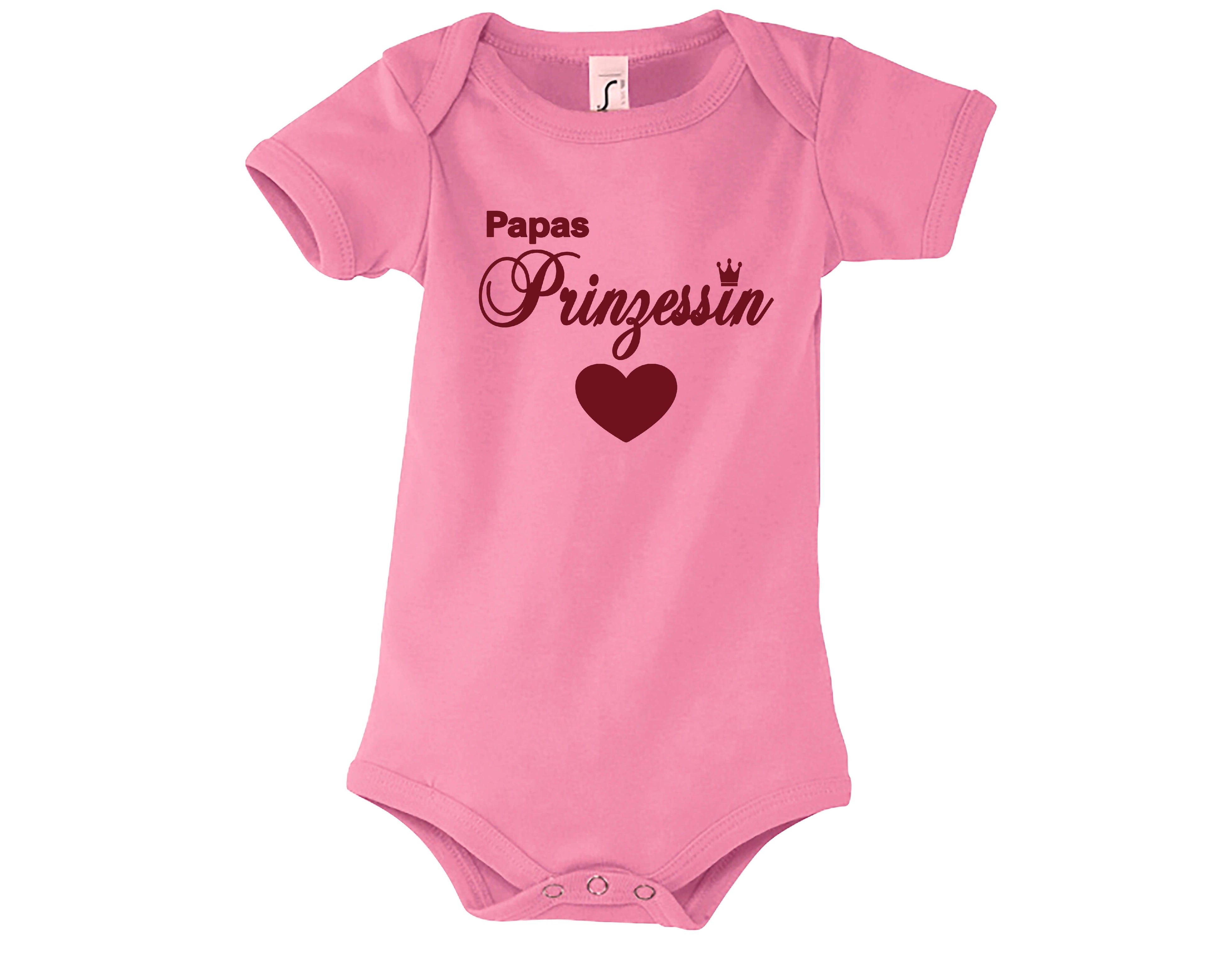 rosa Baby Body Papas Prinzessin für Väter und Töchter zur Geburt oder zum Vatertag