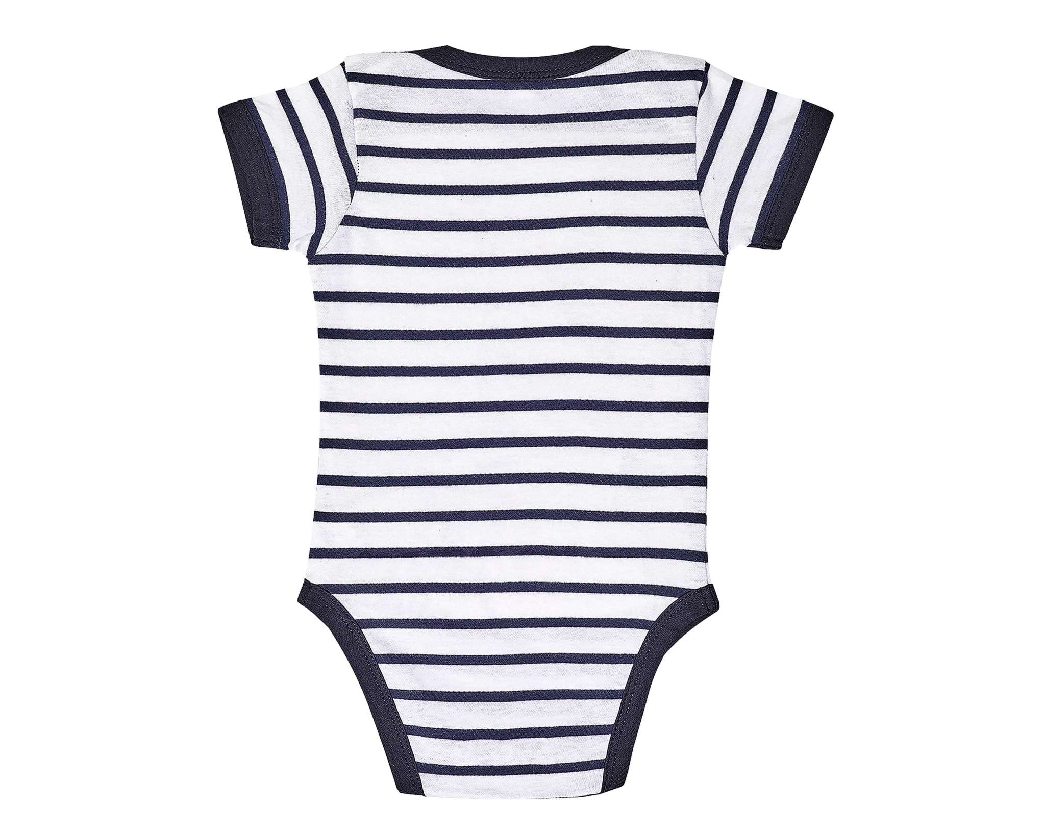 Rücseite geringelter Body maritim für Babys