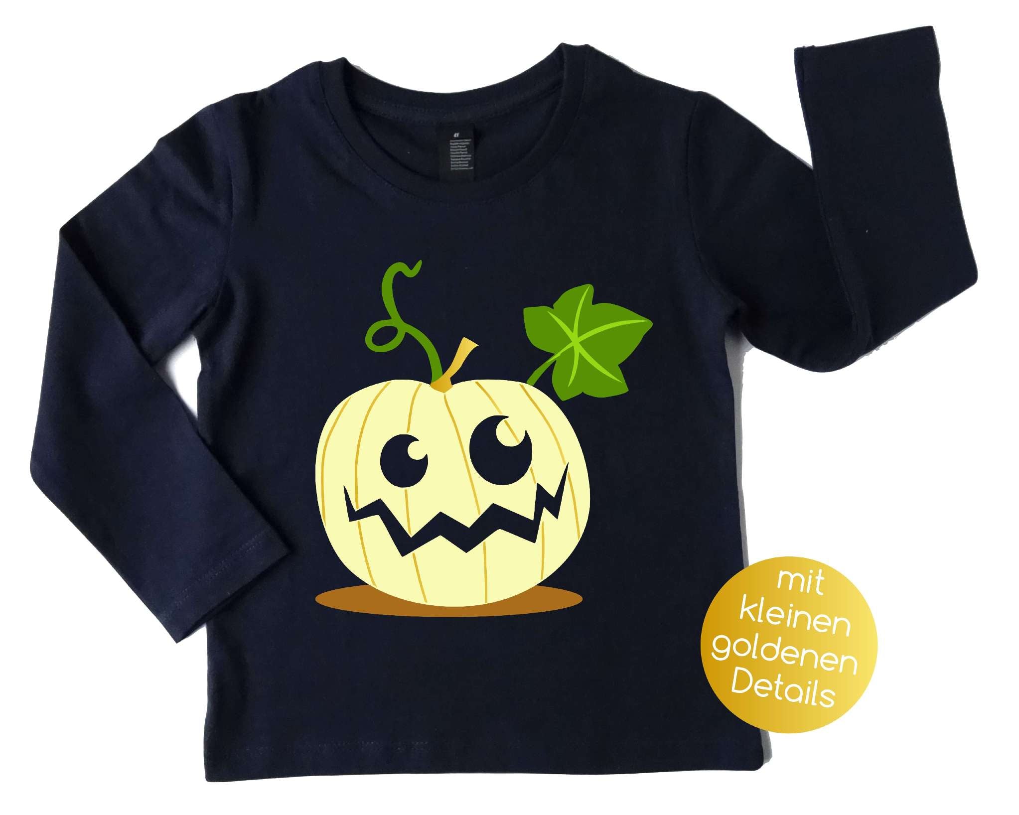 Halloween Shirt Kürbis für kleine Kinder als kindgerechtesHalloween Kostüm