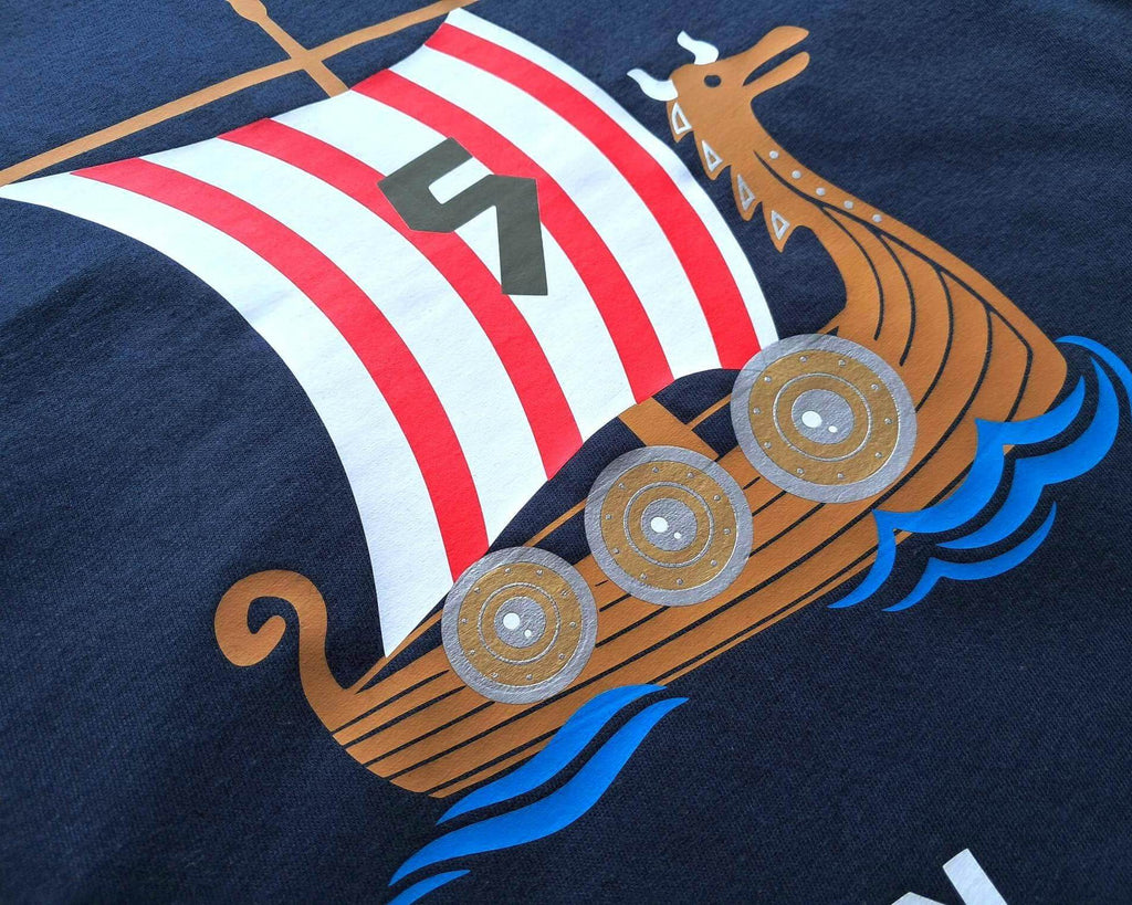 Geburtstagsshirt Wikinger Kurzarm