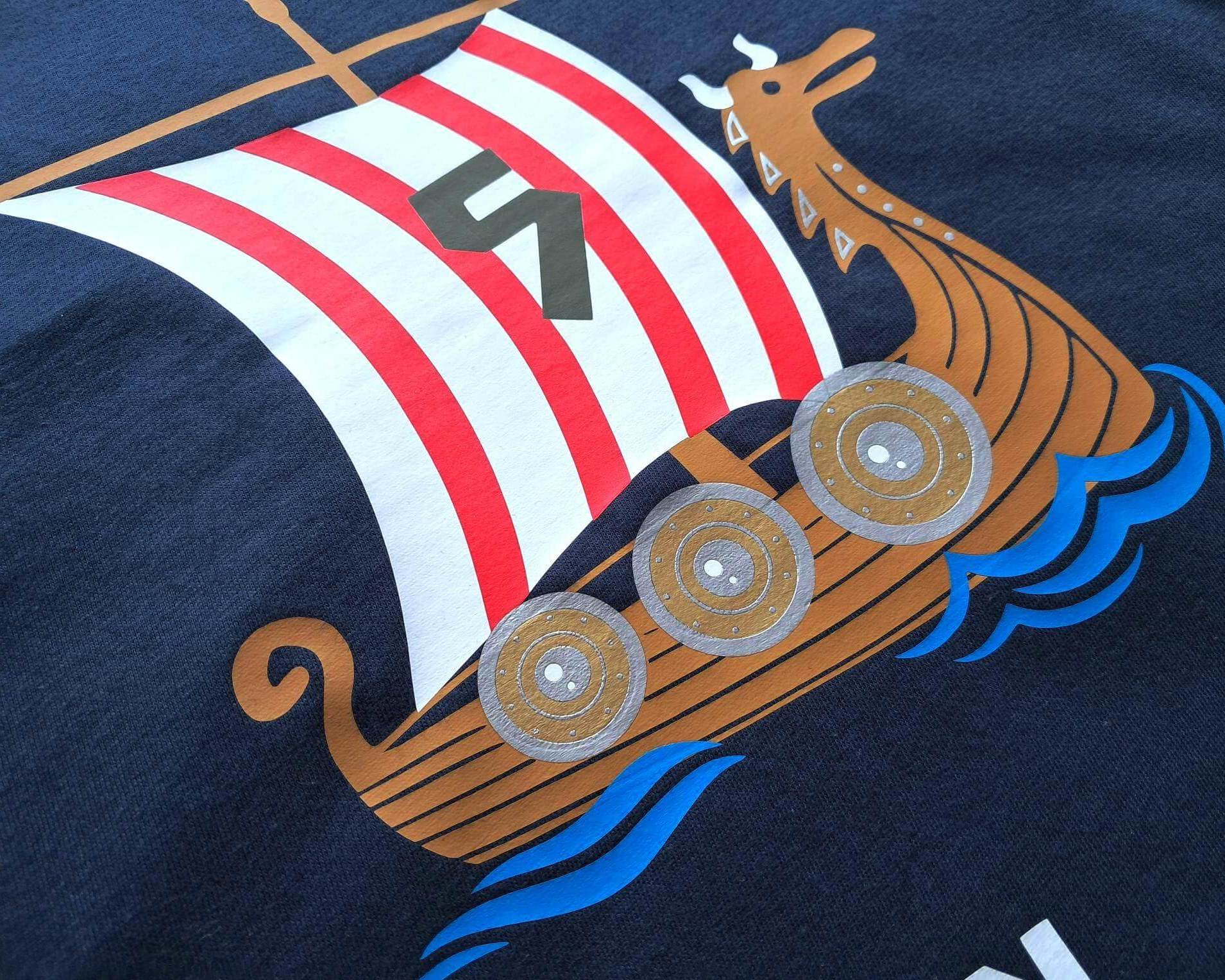 Geburtstagsshirt Wikinger Kurzarm