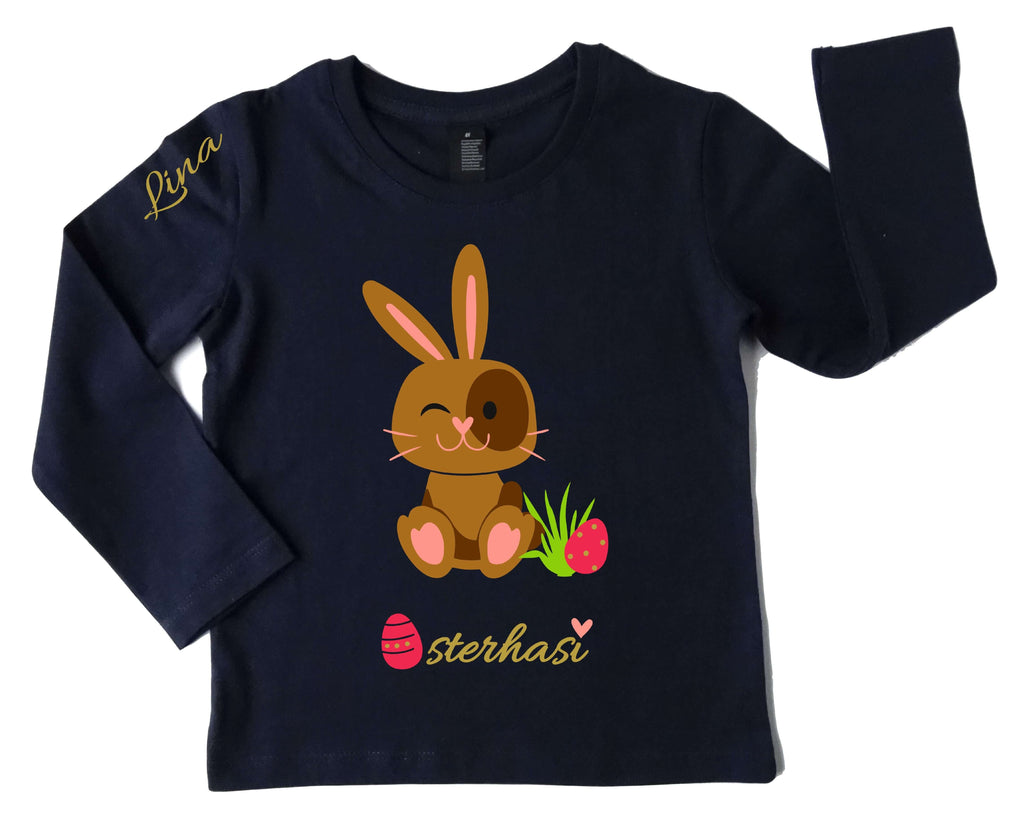 Babyshirt Osterhase Langarm, navi